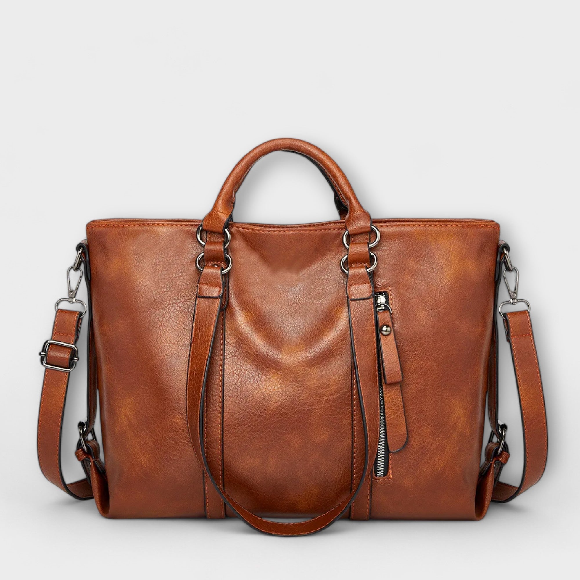 Olivia Collection | Large Leather Tote Bag with Elegant Design | Versatile Storage for Everyday Use